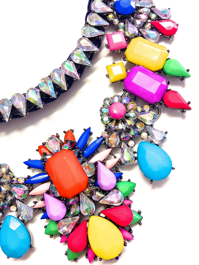 Colourful Two-Tier Necklace